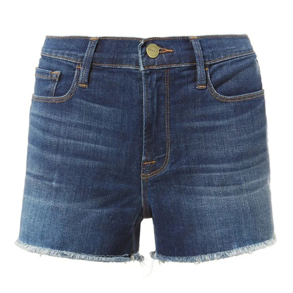 FRAME Jeans Denim Le Cutoff Shorts in Williams size 26 Classic Preppy - Picture 1 of 7